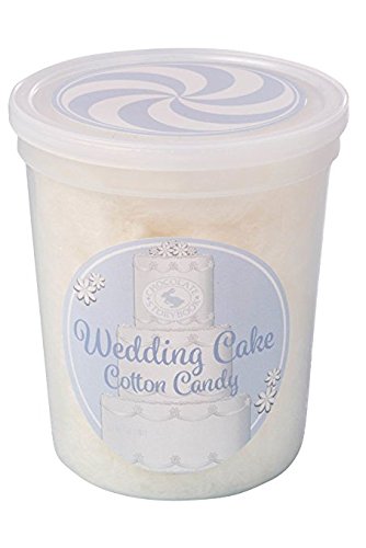 Wedding Cake Gourmet Flavored Cotton Candy – Unique Idea for Holidays, Birthdays, Gag Gifts, Party Favors...