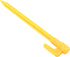 20pcs Heavy Duty Plastic Landscape Edging Stakes Plant Support Lawn Stake Durable Tent Pegs Spike Hook for Outdoor Activities Garden Camping Yello...