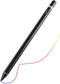 Stylus Pens for Touch Screens,Active Stylus Compatible with Apple,Rechargeable Capacitive 1.5mm Fine Point with iPhone iPad and Other Tablets (Bla...