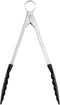 Cuisipro 12" Non stick Locking Tongs, gray and black...