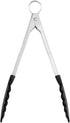 Cuisipro 12" Non stick Locking Tongs, gray and black...