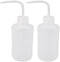 2Pcs 150ml 5oz Safety Wash Bottle with Bent Tip Narrow Mouth Plastic Squeeze Watering Containers Label Tattoo Wash Bottle...