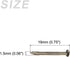 Small Nails (1.5x19mm) 200pcs, Carbon Steel Tiny Hardware Nails - for Household Woodworking, Bronze Tone...