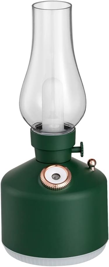 Green Time Lamp Humidifier?Adjustable Gradient Ambient Lighting?One-Button Timing, Two Spray Modes.Humidifiers for Bedroom,Baby Nursery, Plants....