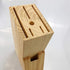 Wooden Knife Block Countertop Knife Holder Knife Organizer with Scissors-Slot for Kitchen...