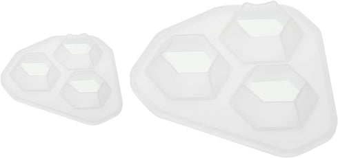 PATIKIL Diamond Shape Epoxy Mold, 2 Pack Diamond Making Kit Epoxy Resin Mold for DIY Craft Projects Jewelry Pendant Making...