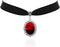 Blood Bat Cameo Choker Necklace Gothic Red Cabochon Pendent Necklace Vampire Accessories for Women...