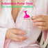 NatureBond Silicone Breast Pump with lid, Stopper, Strap, Pouch. Breastfeeding Essential Premium All in 1 Set. 3.4oz 100ml (Premium All-in-ONE)...