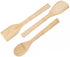 Wooden/Bamboo Kitchen Utensils Set & Kitchen Gadgets, Kitchen Essentials Cooking Utensils, Spatulas, Spoons and Crepe Spreader (3pc Set-Spoon, Fla...