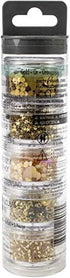 Sizzix Sequins & Beads , 5 Pack, Gold (Beads)...