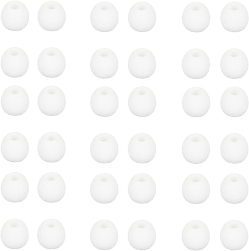 36 Pieces Small Earbud Tips Soft and Comfortable Silicone Earbud Tips Ear Bud Replacement Pieces Silicone Fit Most in-Ear Headphones?Inner Hole 3....