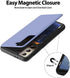 GOOSPERY Magnetic Door Bumper Case Compatible with Galaxy S21, Card Holder Wallet Case, Easy Magnet Auto Closing Protective Dual Layer Sturdy Phon...