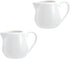 CHOOLD 2 pcs Mini Ceramic Creamer with Handle, Coffee Milk Creamer Pitcher - White - 1.5 oz...