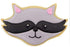 Raccoon Face Woodland Cookie Cutter, 4" Made in USA by Ann Clark...