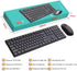 Ergonomic Wireless Keyboard and Mouse Combo, 2.4G Full Sized Ergonomic Keyboard, 12 Short-Cut Keys and Quiet Click Mouse for Laptop, Mac, Windows,...