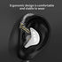 CCA CRA in Ear Monitor, Ultra-Thin Diaphragm Dynamic Driver IEM Earphones, Clear Sound & Deep Bass in Ear Headphones, Wired Gaming Earbuds with 2 ...