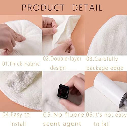 3 Holes Towel Mask Reusable Face Towel Mask Cold Hot Compress Facial Steamer Moisturizing Beauty Skin Care Spa Towels for Facial Steamer Mask for ...