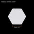 100 Count English Paper Piecing Hexagon 10mm Shapes Paper Quilting Templates Patchwork English Paper Piecing Supplies for Quilting Sewing DIY Craf...