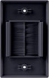 Construct Pro Single-Gang WideMouth Décor Brush Plate (Black Plate w/Black Brush)...