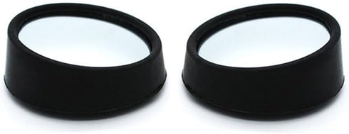 2Pack Blind Spot Car Mirror,Round HD Glass Frameless Convex Rear View Mirrors,360° Wide Angle Side View Mirror, For Car, Motorcycle, SUV (Black)...