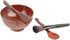 lasenersm 1 Set Mask Bowl with Spoon Spatula & Brush Eco Wooden Mask Mixing Bowl and Spoon Facemask Bowl Mud Mask Mixing Bowl DIY Skin Care Mixing...