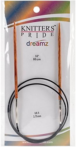 Knitter's Pride-Dreamz Fixed Circular Needles 32", Size 5/3.75mm, 1 Count (Pack of 1)...