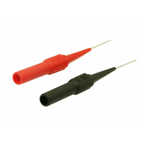 10PCS Multimeter Test Lead Extention Back Probes Sharp Needle Micro Pin Stainless Steel for Banana Socket Tester...