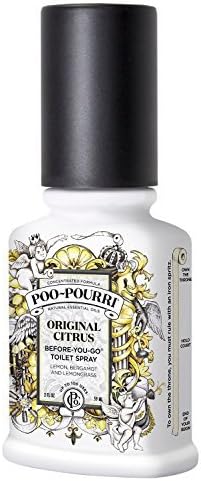 Poo-Pourri Before-You-Go Toilet Spray 2-Ounce Bottle, Original Citrus Scent...