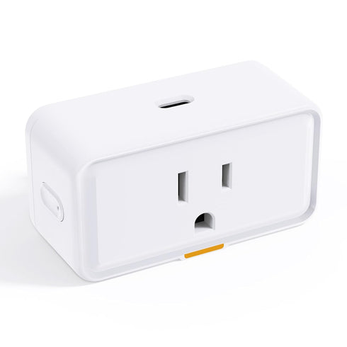 YIFAN Smart Plug 15A, Smart Home WiFi Outlet with USB C Port, C Smart Series Tuya Smart Outlet with RF433/APP Remote Control, Compatible with Alex...