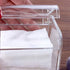 Sooyee Qtip Holder Dispenser for Cotton Ball, Swab, Round Pads, Floss,3 Compartment Plastic Apothecary Jars,Bathroom Organization ,Vanity Organize...