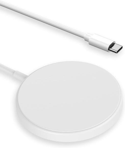 FACBINY Magnetic iPhone Wireless Charger, 15W Max Fast Mag Safe Wireless Charging Pad, Compatible with Apple iPhone 14 13 12 Series, AirPods Pro/P...