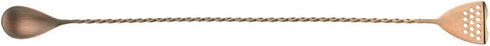 Barfly Bar Spoon with Strainer End, 15 3/4" (40.0 Cm), Antique Copper...