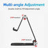 cocopar Monitor Stand Adjustable Desk Mobile Phone Holder Fully Foldable Aluminum Compatible for Smartphone Portable Monitor iPad iPhone 12 Pro Mi...