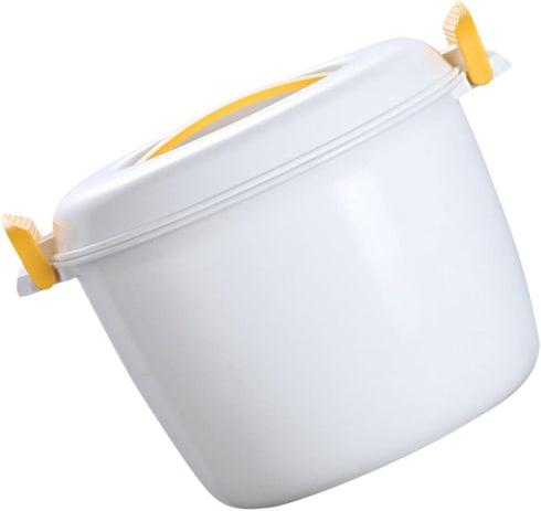 Rice Cooker Non- Stick Cooking Pot Microwave Rice Pot Spaghetti Microwave Cooker Kitchen Microwave Steamer Microwave Rice Cooking Soup Bowl Mug Of...