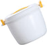 Rice Cooker Non- Stick Cooking Pot Microwave Rice Pot Spaghetti Microwave Cooker Kitchen Microwave Steamer Microwave Rice Cooking Soup Bowl Mug Of...