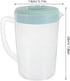 Hemoton Plastic Pitcher with Lid,2000ml Lemonade Pitcher,Pitcher with Lid Covered,Juice Beverage Jar,Airtight Pitcher Jug Juice Pitcher Milk Conta...