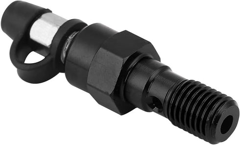 Qiilu Banjo Bolt Bleed Screw, M10x1.0mm Motorcycle Brake Master Cylinder Caliper Bleed Screw Nipple Banjo Bolt + Dust Cap Universal For Kawasaki/S...