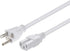 Monoprice Heavy Duty Power Cord - NEMA 5-15P to IEC 60320 C15, 14AWG, 15A/1875W, 125V, SJT, 8ft, White...