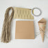 50Pcs Kraft Paper Cones Bouquet Wrapping Paper Cones Wedding Confetti Candy Gift Flower Paper Cones Holder with Hemp Ropes for DIY Wedding Table D...