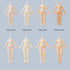 YMY OB11 Doll Body Normal Size GSC BJD Doll Body Joint Movable Doll Model Action Figure ?Milky White-9.6cm?...