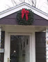 Rocky Mountain Goods 20-Inch Red Bow - Christmas Wreath Bow - Great for Large Gifts - Indoor/Outdoor use - Waterproof Velvet - Attachment tie Incl...