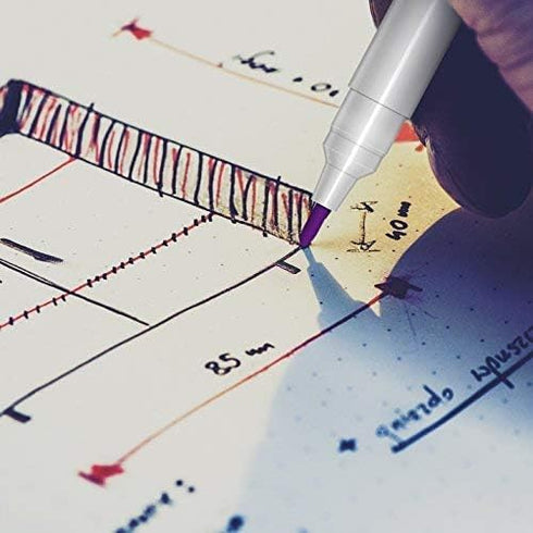 D&D Fabric Marking Pens, 4 Color Water Soluble Ink for Quilting, Dressmaking, Sewing Marking & Tracing Tools (4-Pack)...