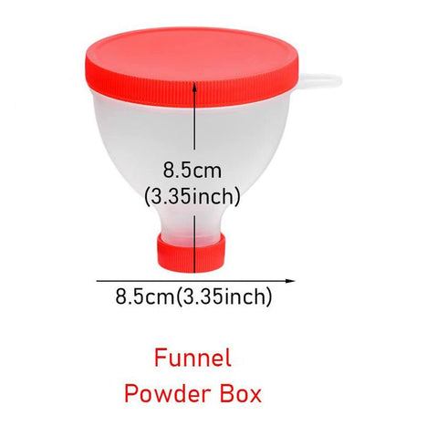 3PCS 200ML Portable Protein Powder Funnel Portable Fill Funnel Gym Partner for Water Bottle Fitness Protein Shaker Bottle Nutrition Storage Contai...