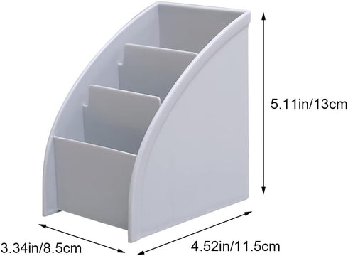 Desk Organizer Trapezoid Remote Control Holder Creative Tabletop Organizer for Study Office Living Room Dresser...