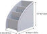 Desk Organizer Trapezoid Remote Control Holder Creative Tabletop Organizer for Study Office Living Room Dresser...