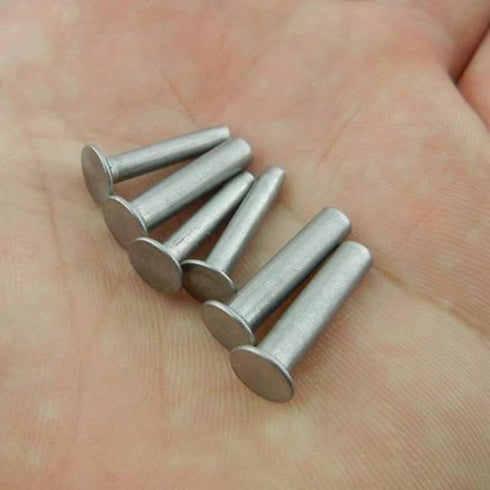 9 Sets Kitchen Knife Handle Screw Fixing Rivet Nuts Chef Knives Cutter Wooden Grip Screws Fastener Fixer Clip Nail Replacement Repair Stainless St...
