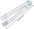 20 Pack of Set Plastic Buffet Serving Tongs Mini Serving Utensil Tongs Appetizers Tongs and Plastic Kitchen Scoops Clear Ice Scoop Buffet Scoop fo...