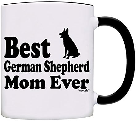 German Shepherd Mom Ever Mug-0051-Black...
