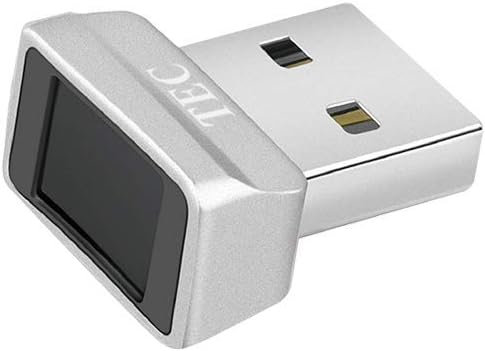 TEC Mini USB Fingerprint Reader for Windows 11/10 Hello, TEC TE-FPA2 Bio-Metric Fingerprint Scanner PC Dongle for Password-Free and File Encryptio...