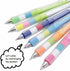 Mechanical Pencil Dr. Grip CL Play Boader 0.3mm Pastel Color Body 3 Packs With Kanji LOVE Sticker, Pastel yellow, Pastel pink, Pastel blue, 0.55 x...